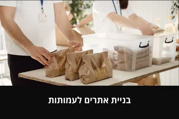 בניית אתרים לעמותות