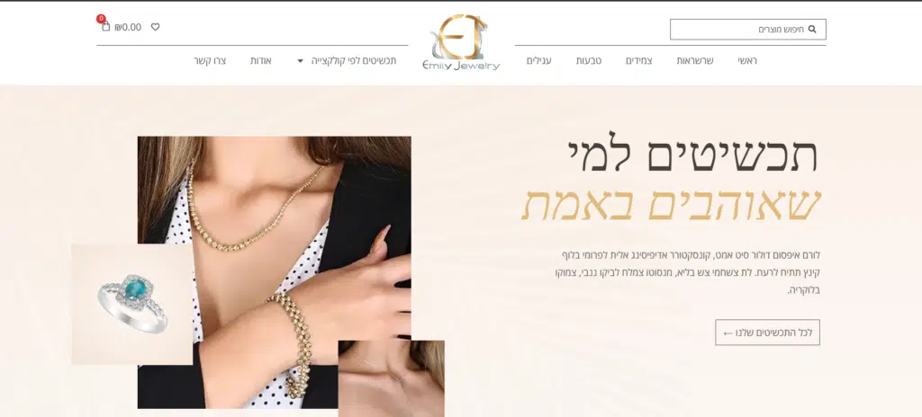 קידום אתרי תכשיטים - Digital Solutions
